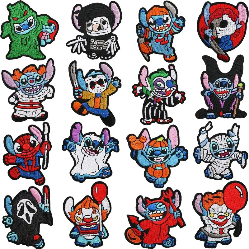 

Funny Cartoon Alien Robot Dog Embroidery Sew/Iron On Patches Stickers for DIY Clothing Hat Coats Jeans T-shirt Shoes Bags