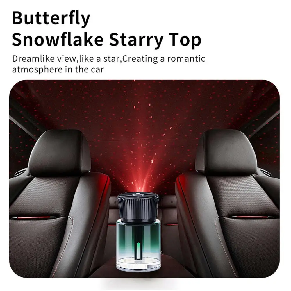 

Rechargeable Large-capacity Glass Car Aromatherapy With Diffuser Long-lasting Car Start-stop Car Fragrance Aromather Spray Q0W7