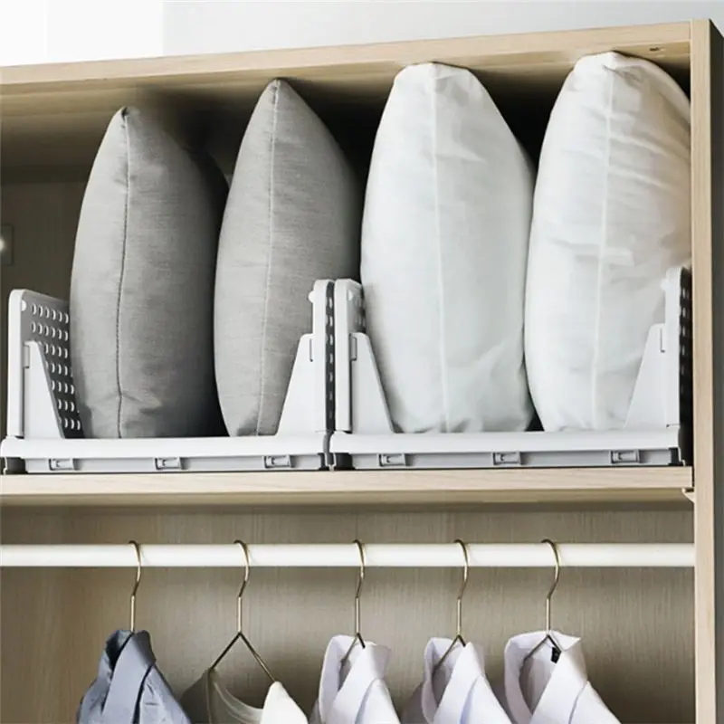 【ELEVATE LIFE】Folding Closet Organizer Storage Box Plastic Closet Organizer,Stackable Storage Basket,Drawer Organizer for Clothi