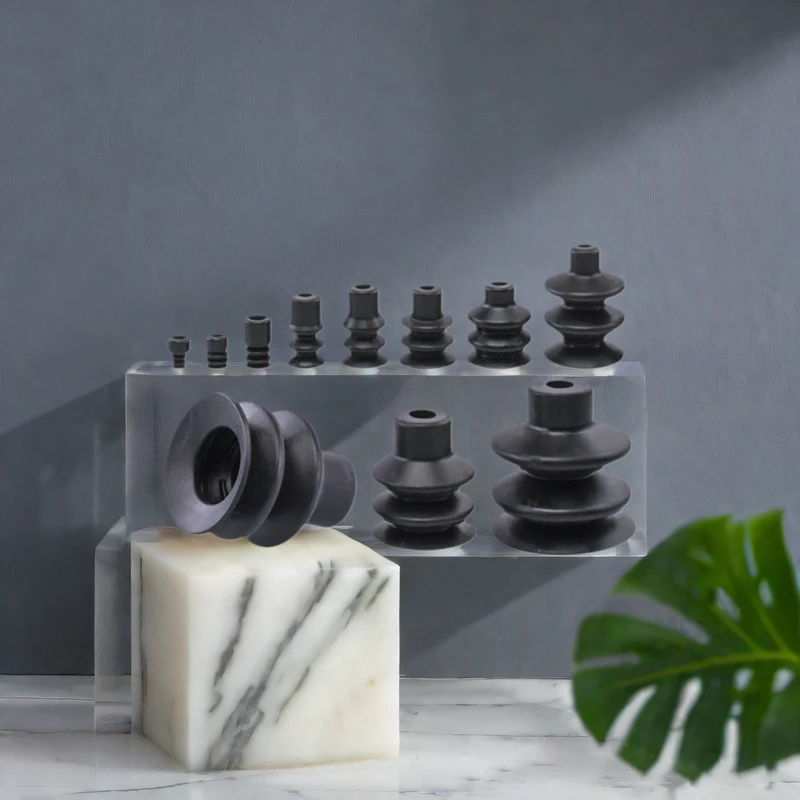 

Strong vacuum suction cup, three-layer corrugated industrial suction cup, high temperature resistant PCG series PCG-5 7 10 12 15