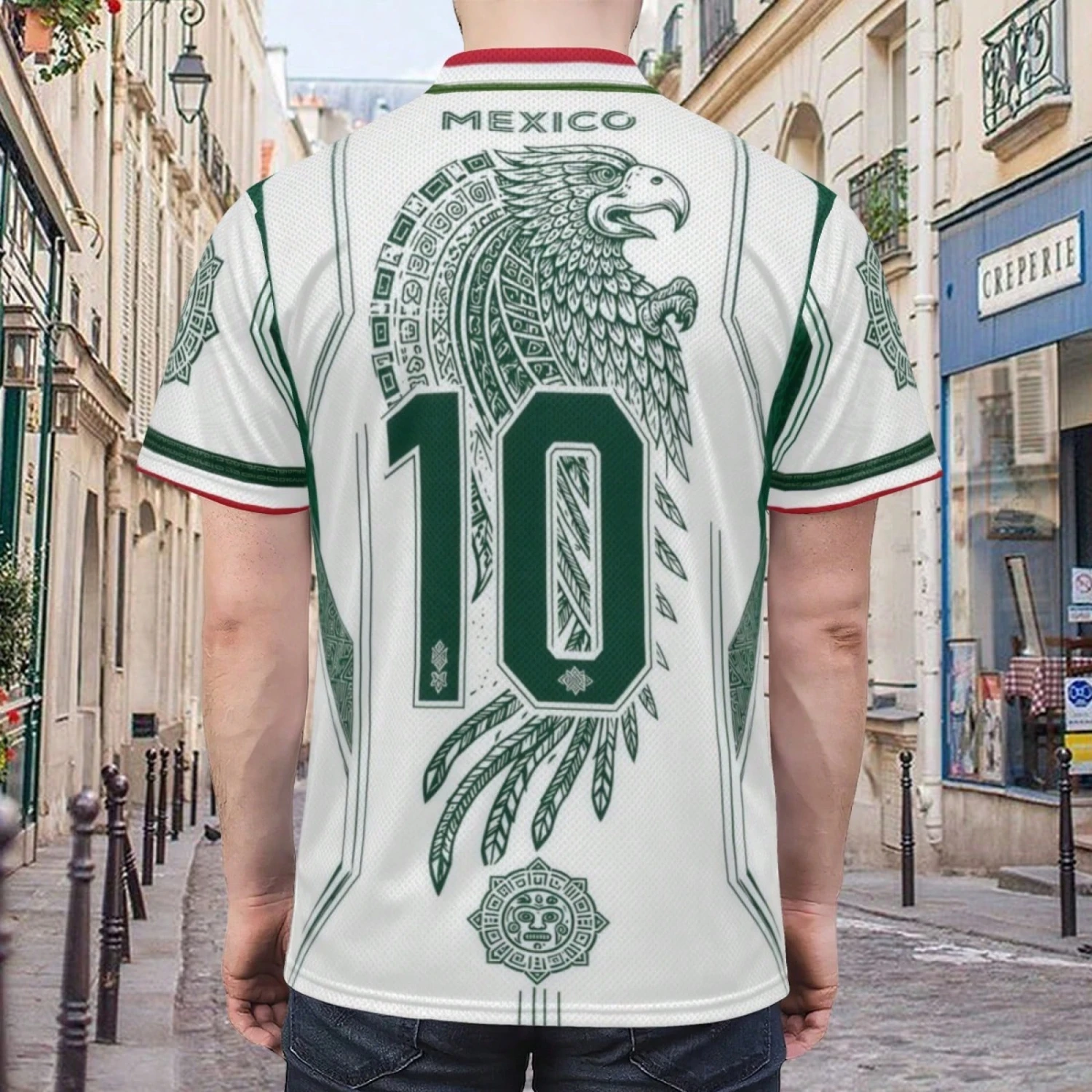 2026 Mexico Soccer Jersey With Iconic Eagle And Totem Print Men T Shirt For Outdoor Sports Daily Summer Fashion Outfit Wear