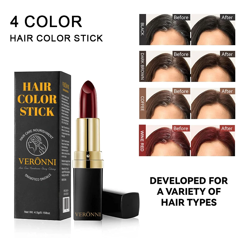 

Disposable Hair Color Touch-Up Dye Stick Waterproof Temporary Dye Hair Root Concealer Cover Up For Hair And Beard DIY Hairstyle