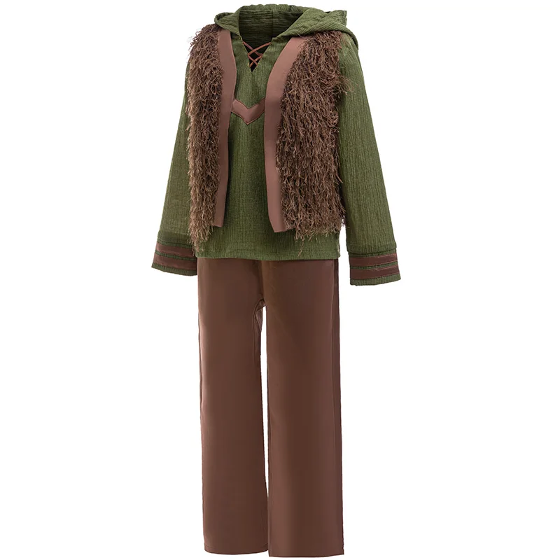 Kostum Cosplay Halloween Atasan + Gaun + Celana Anak Laki-laki Perempuan Set 3 Potong Pakaian Anak-anak Pertunjukan Panggung Permainan Peran Film Karnaval