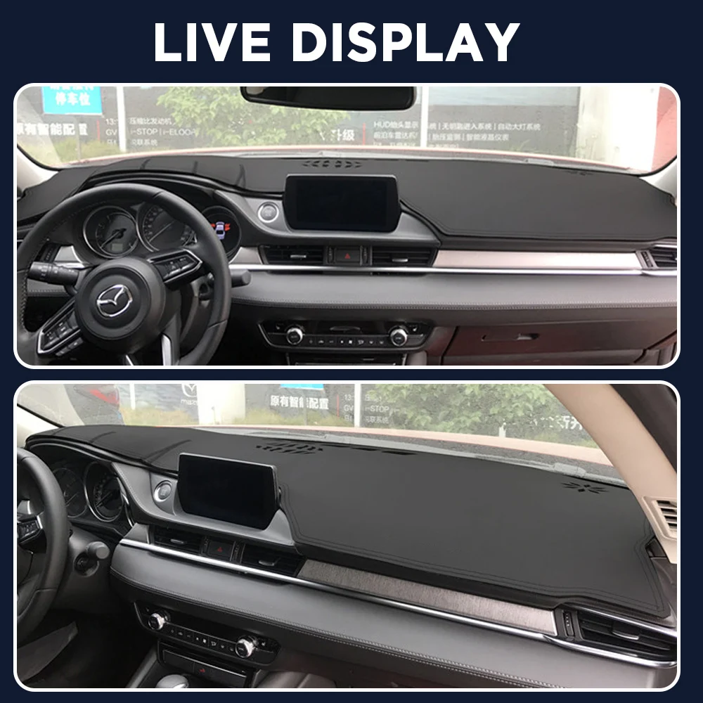 For MAZDA 6 2018-2023 2022 Car Dashboard Cover Mat Sun Shade Pad Avoid Light Mat Instrument Carpet Protection Accessories