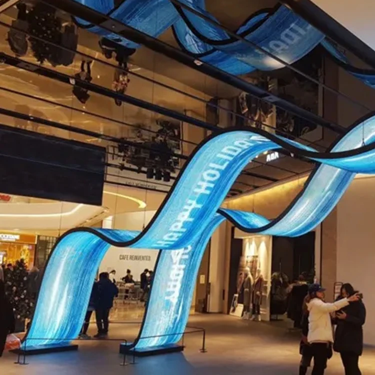 Indoor Circular Curved Soft Absen Round Circle Led Display Flexible Led Screen