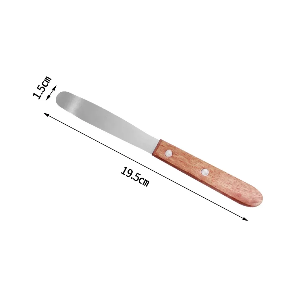 2 個の歯科用ステンレス鋼アルギン酸塩混合スパチュラ、木製ハンドル付きワックスナイフ、歯科材料とツール