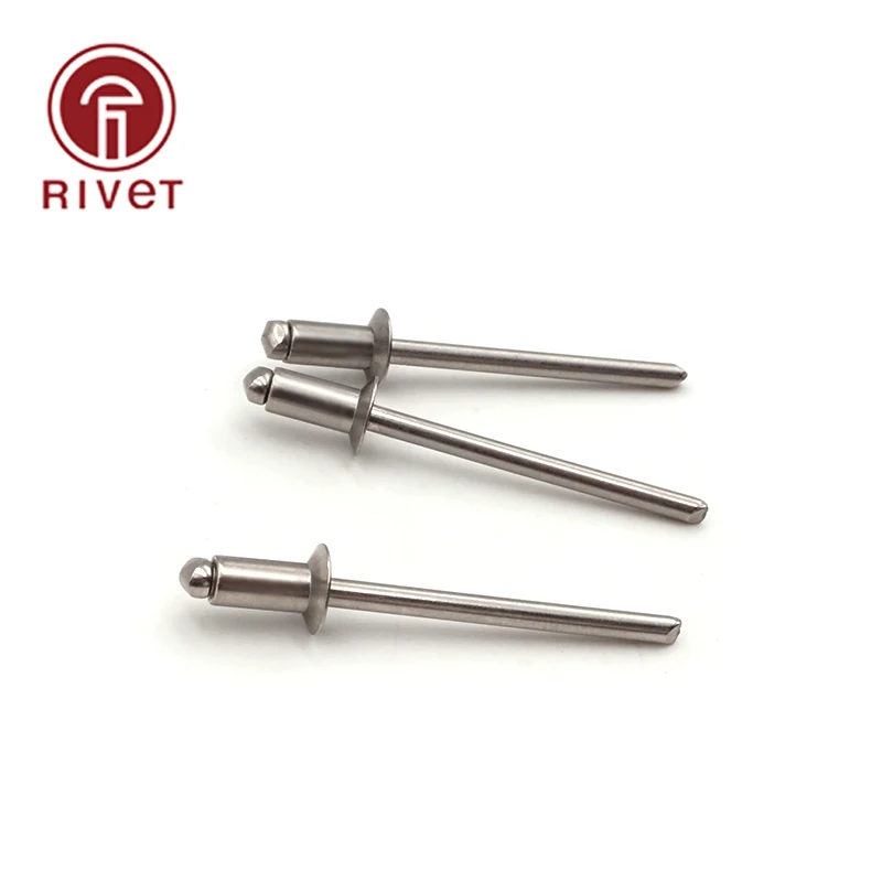 Rivets ISO 15984 M3.2M4 20/50/100/200 PCS Stainless 304 Steel Blind Rivets Open End Countersunk Head Rivets Decorative Rivets