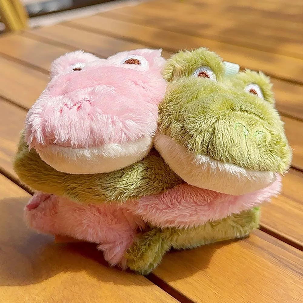 2pcs Pig Kawaii Hug Animal Key Buckle Magnetic Monkey Cartoon Couple Pendants Funny Crocodile Plush Friendship Key Ring Friends