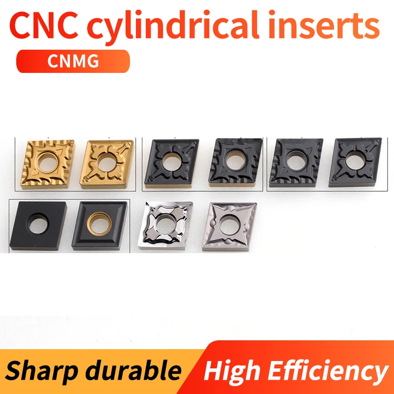 

VOKET CNC cylindrical insert CNMG120404/08 steel cast iron diamond turning tool grain