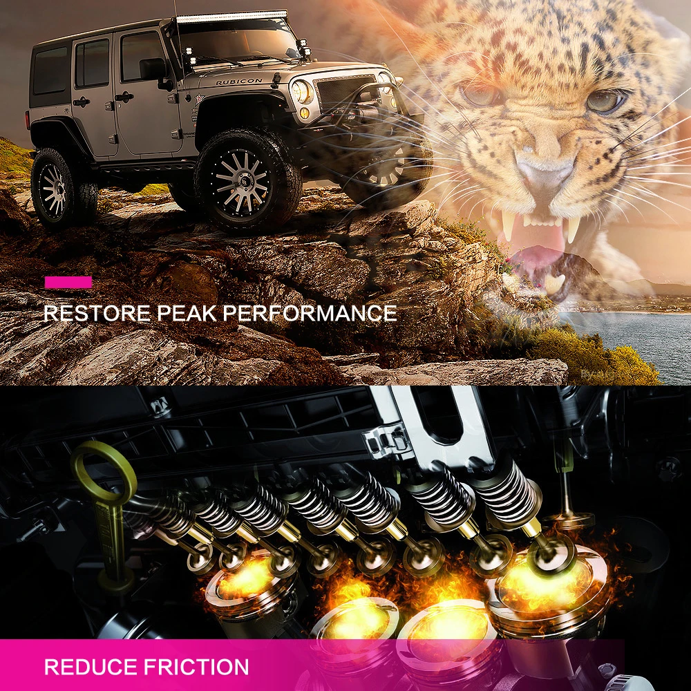Flamingo F045 250ml 3Pc/Set Fuel Injector Cleaner Car System Petrol Saver Peak Performance Save Gas Oil Additive Restore 7.25OZ