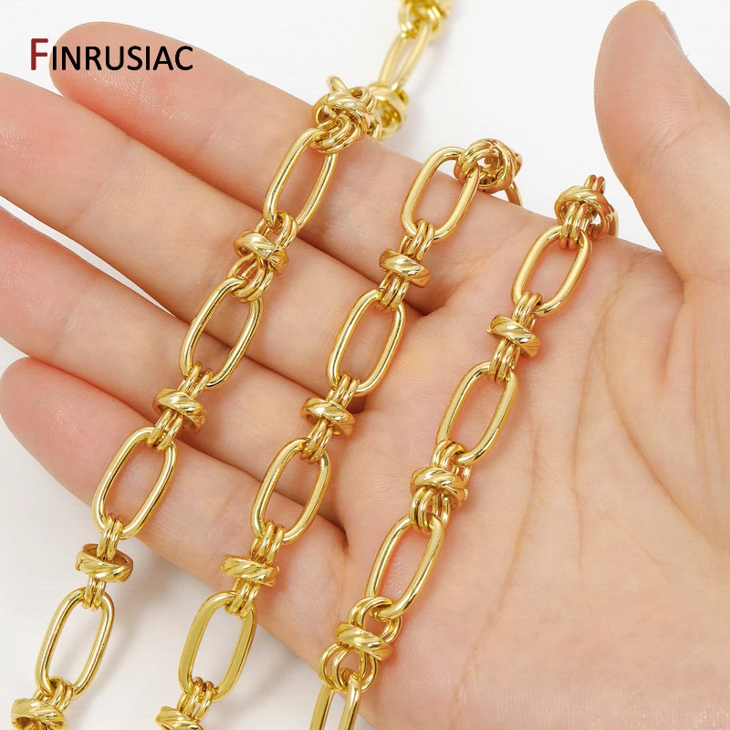 

18-каратное позолоченное латунное большое толстое овальное цепочка для ожерелья, браслета, аксессуары, 9*16,5 мм объемная цепочка для изготовления ювелирных изделий своими руками