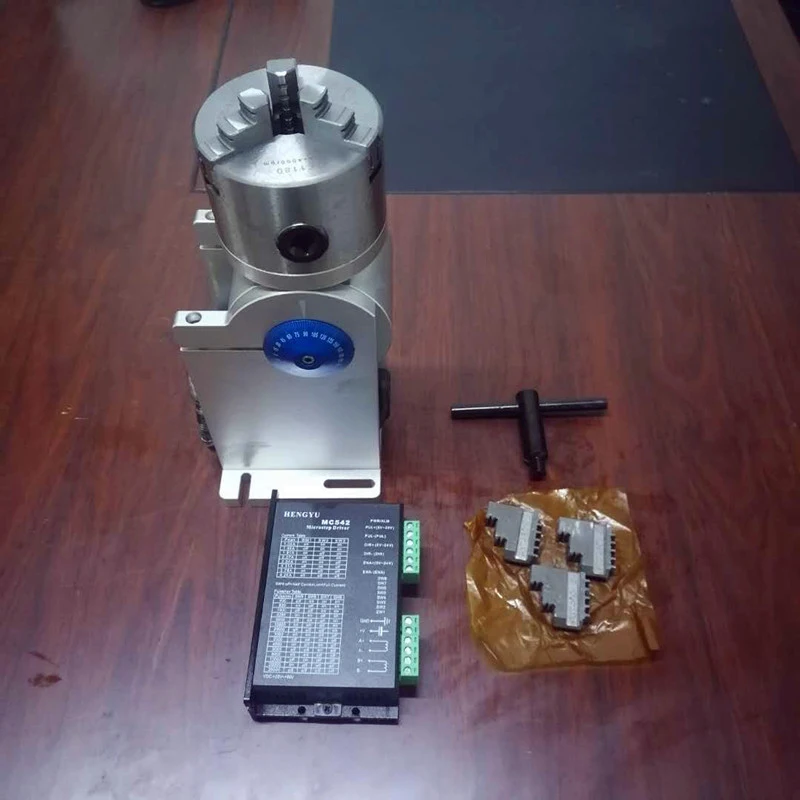 D80 Marking Machine Rotary Shaft Marking Machine Rotary Fixture Laser Engraving Machine Rotary Stepper Motor
