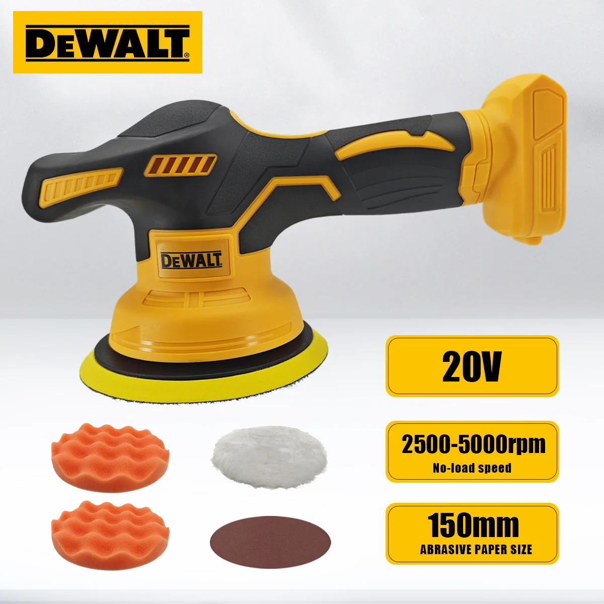 dewalt-cordless-car-polisher-8-gears-adjustable-auto-electric-waxing-sanding-sealing-glaze-tool