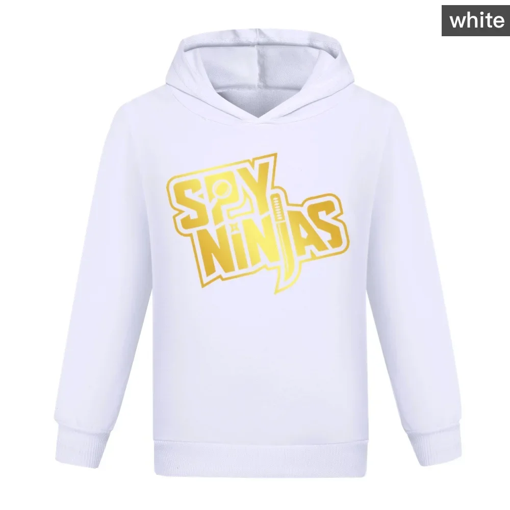 New Girls Hoodies Sweatshirt Children Long Sleeve SPY NINJAS Printing Cartoon Baby Boy Tshirt Autumn Coats Kids Clothes1282