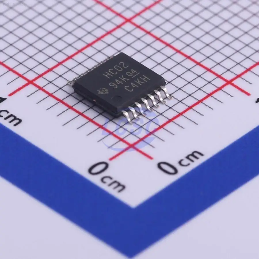 1PCS SN74HC02PWR 2V~6V 2uA 4 15ns@6V,50pF NORGate TSSOP-14 Logic ROHS