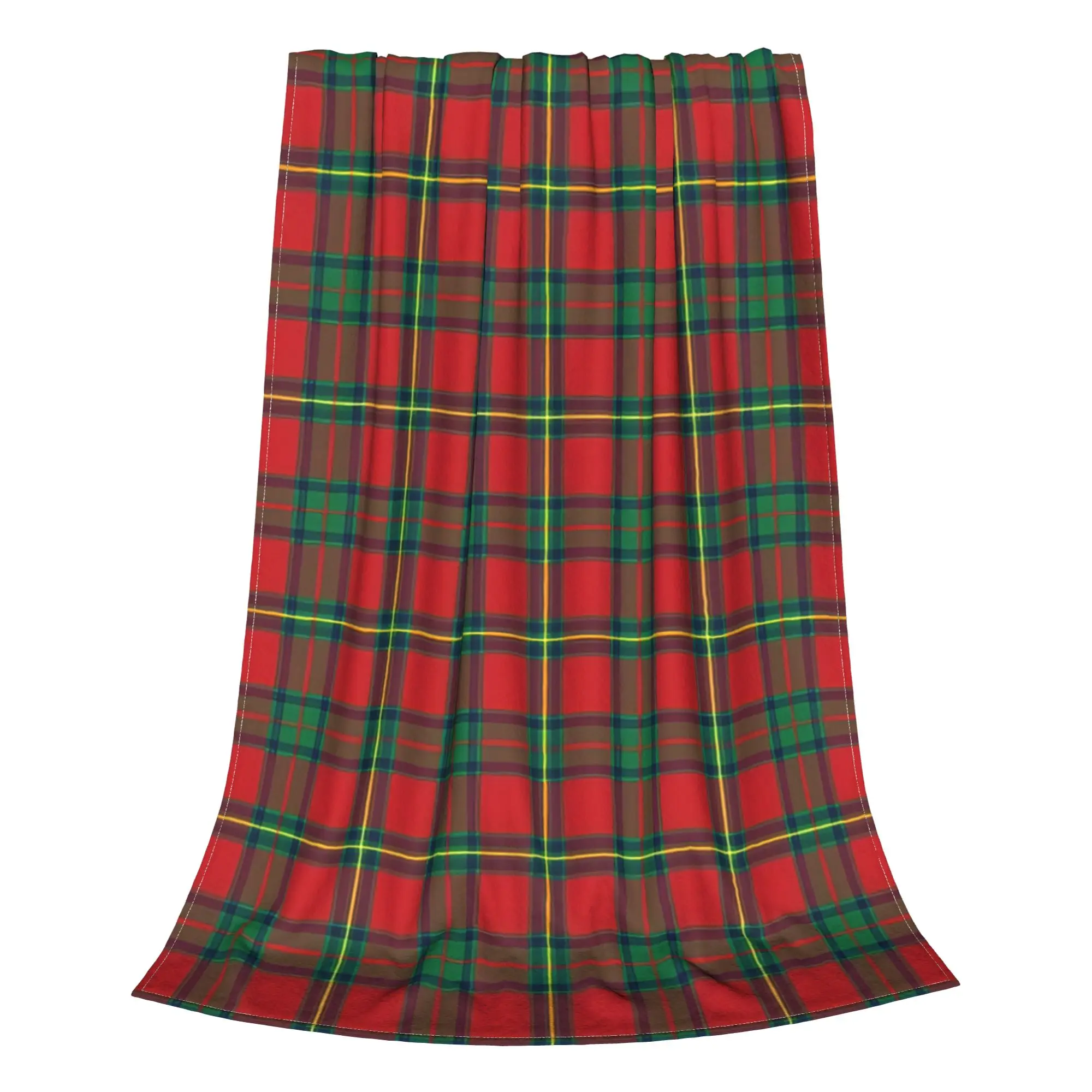 1PC Home Cutecore Cruickshank Tartan Scots Style Blanket Super Cosy Plush Home Living Room Sofa Halloween