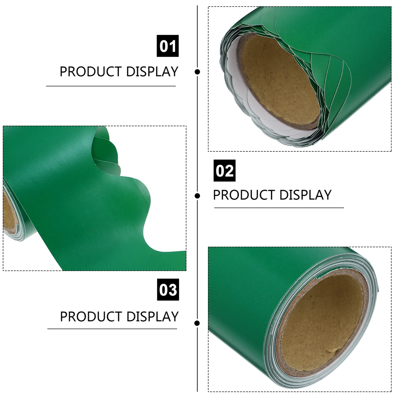 Rollo de Papel para Pizarra de 5 Metros, Borde de Pizarra Impermeable de Primera Calidad para Decoración de Aulas, Tableros de Anuncios, Paredes, Puertas y Ventanas