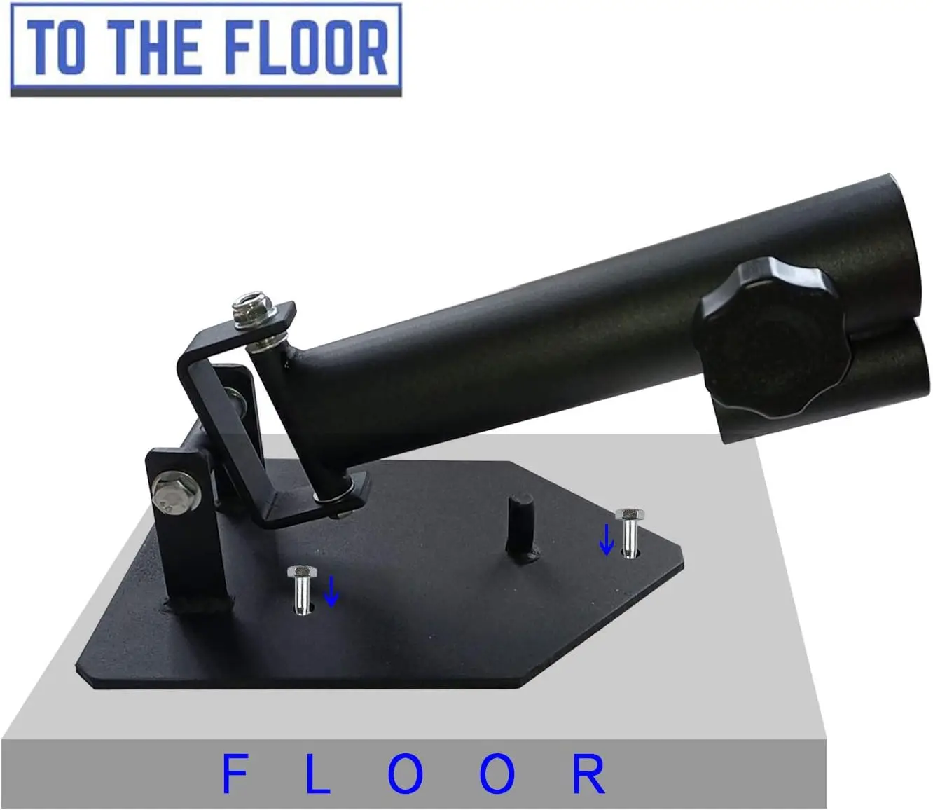 Support de barre portable pour exercices de type Landmine, support de rangement T-Bar de luxe pour salle de sport à domicile, équipement de musculation robuste pour les exercices de rangement, squats et presse d'épaules