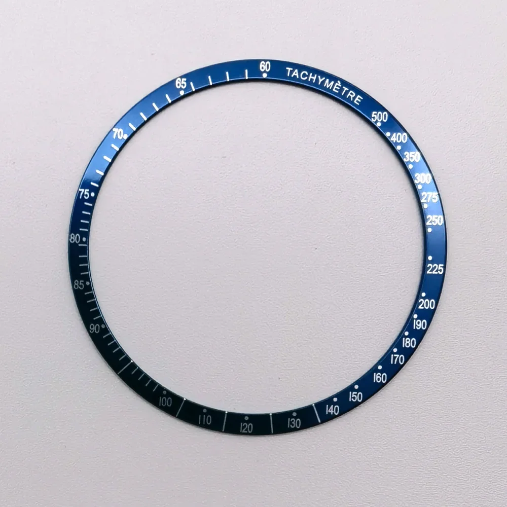 38.5mm Watch Ring Aluminum Bezel Insert Ring for SPEEDMASTER Watch 39mm Case Watch Accessories Inner diameter 34mm