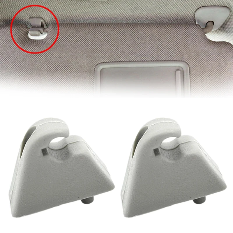 2pcs Sun Visor Holder Clip Fixed Buckle For Opel Vauxhall Vectra Vivaro a Astra F Corsa Combo B Carlton Tigra Senator Cavalier