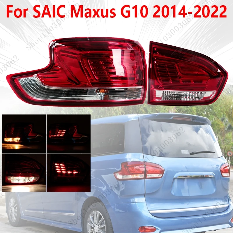 

LED Taillamp High Configuration Rear Bumper Brake Stop Warning Turn Signal Lamp Tail Light For SAIC Maxus LDV G10 2014-2021 2022