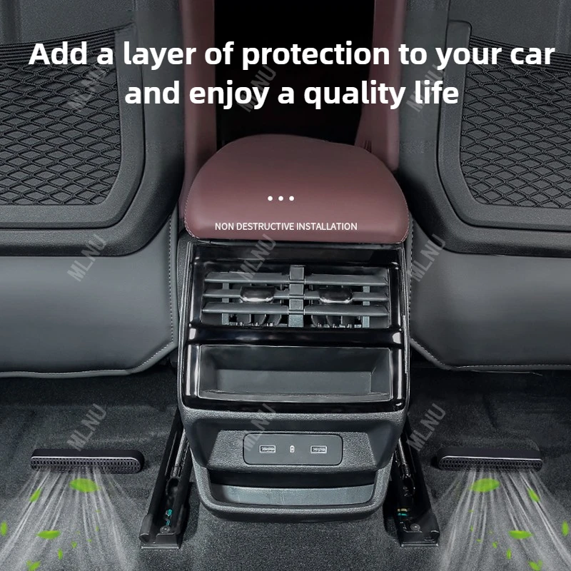 Seat Air Outlet Protector For CHANGAN Eado PLUS Accessories 2025-2026 ABS Anti-Garbage Clogging Hollow Design Etching Process