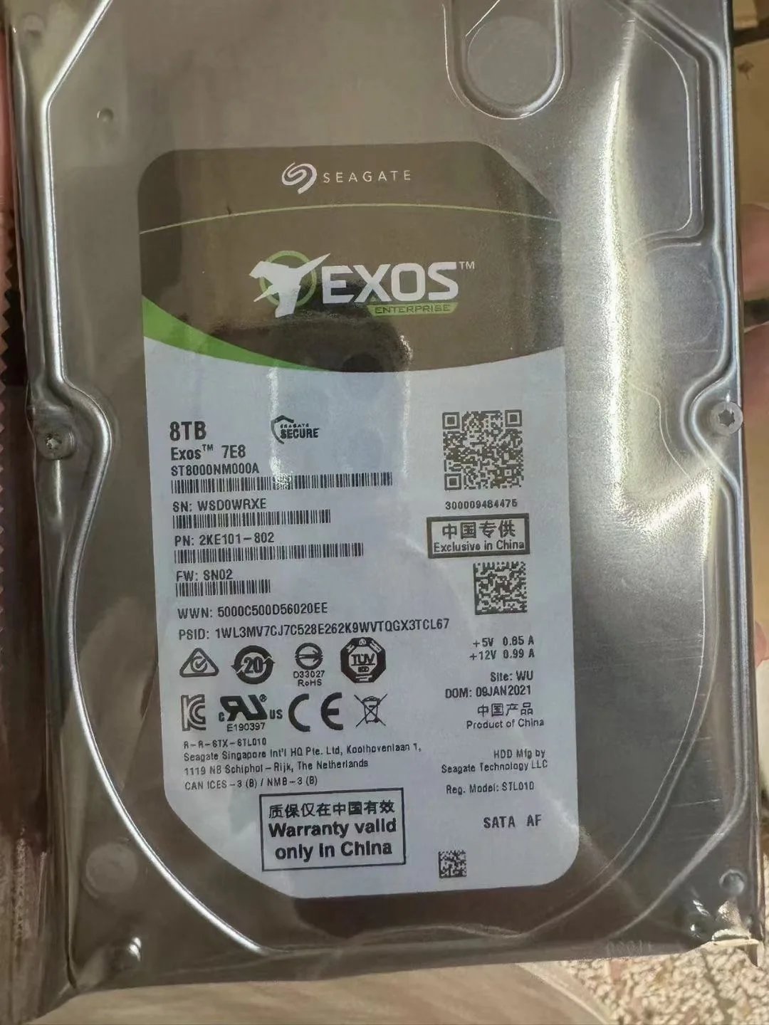 ST8000NM000A Seagate 8TB SATA 3.5