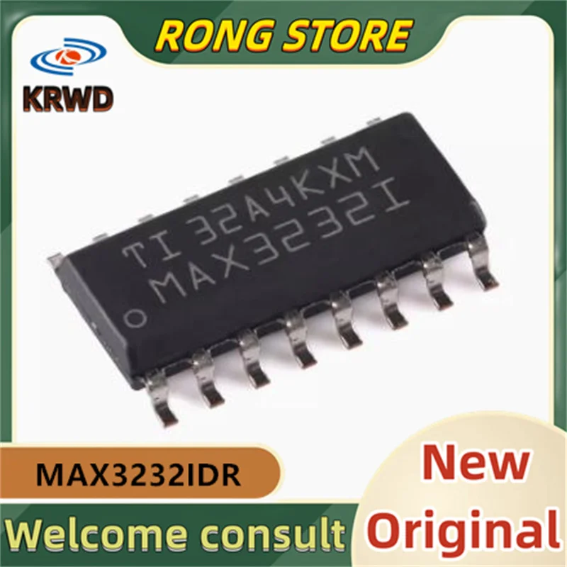 5PCS MAX3232I MAX3232IDR  SOIC-16 RS-232 New and Original