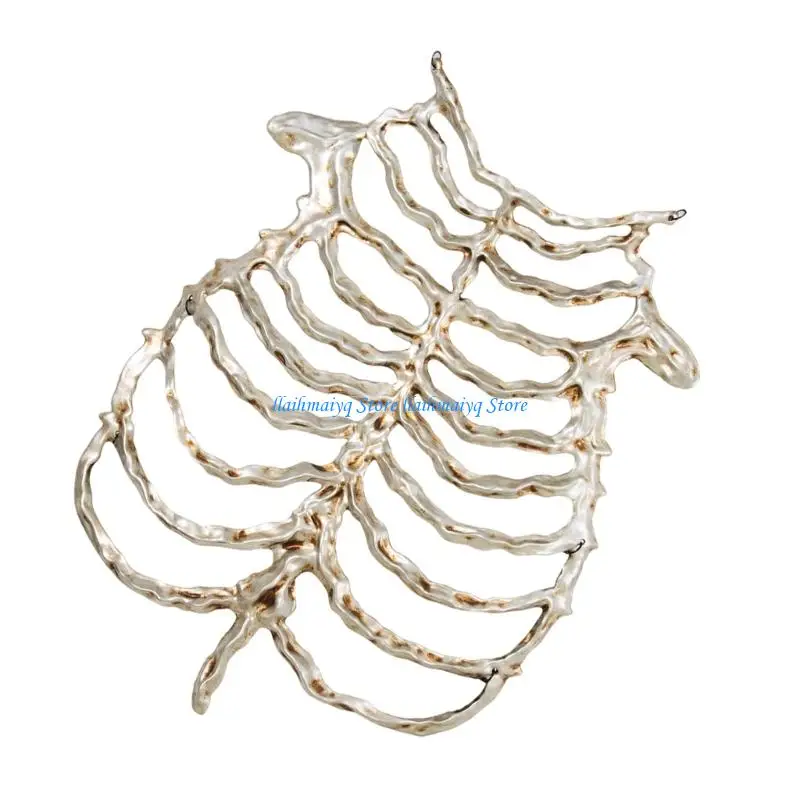 573B Detailed Plastic Skeleton Role Playing Gear Comfortable Skeleton Wear For Halloween And Performances Event