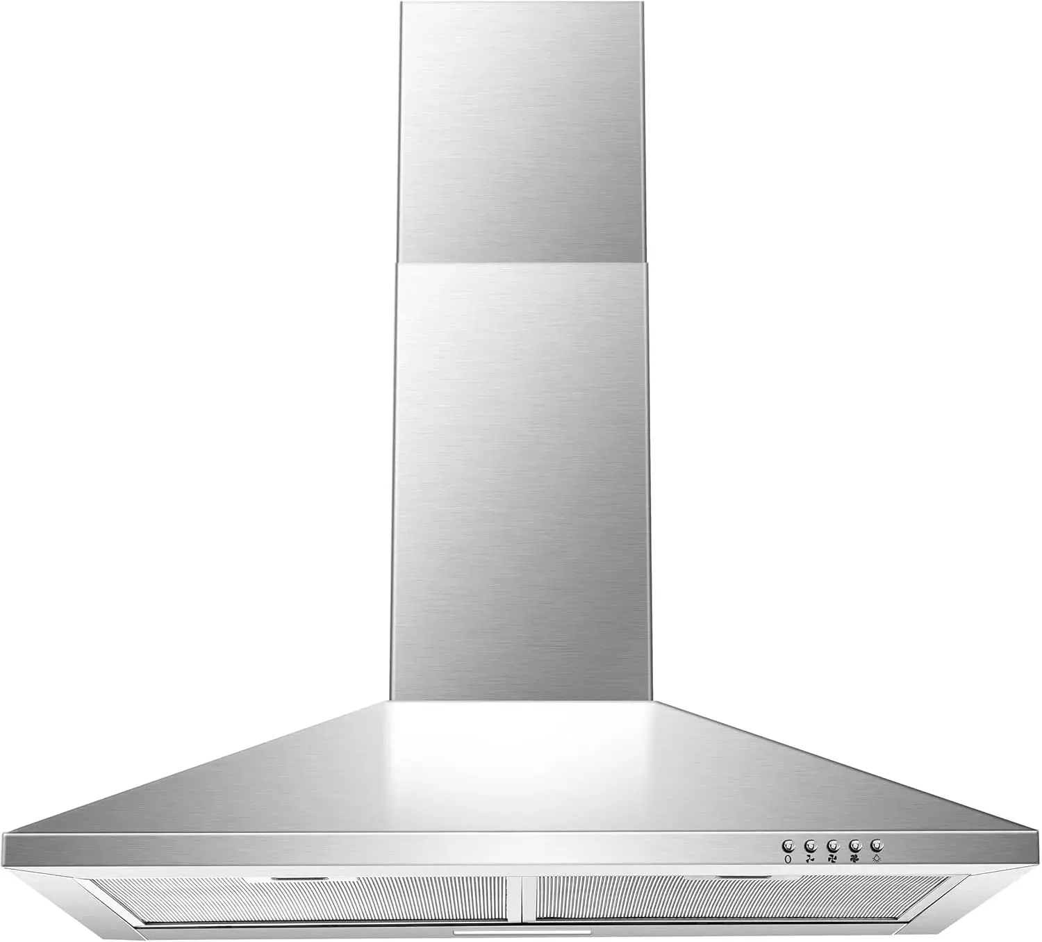 Range Hood 30 inch,Wall Mount Range Hood in Stainless Steel With  /Ductless Convertible,Stove Vent Hood with