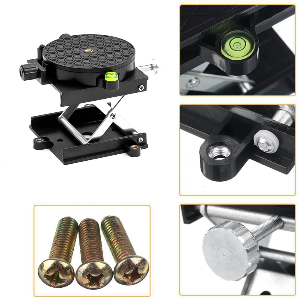 Adjustable Height Aluminum Router Lift Site Preparation Large Working Area Multi-Direction Tuning Precise Adjustments