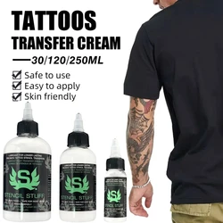 30/120/250ML Professional Tattoo Stencil Magic Gel Thermal Copier Tattoo Transfer Stuff Solution Cream Tattoo Ink Set