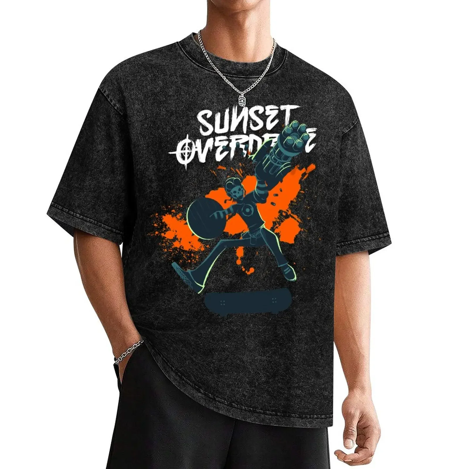 

Sunset Overdrive T-Shirt graphic tee shirt plus sizes anime stuff oversizeds oversized t shirt men