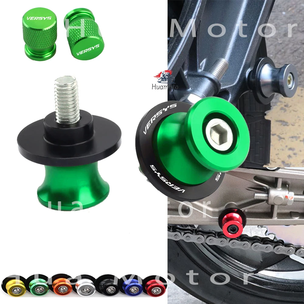 New For Kawasaki Versys 650 1000 Versys650 Versys1000 2015-Present Motorcycle Swingarm Spools Sliders Stand Screws Accessories