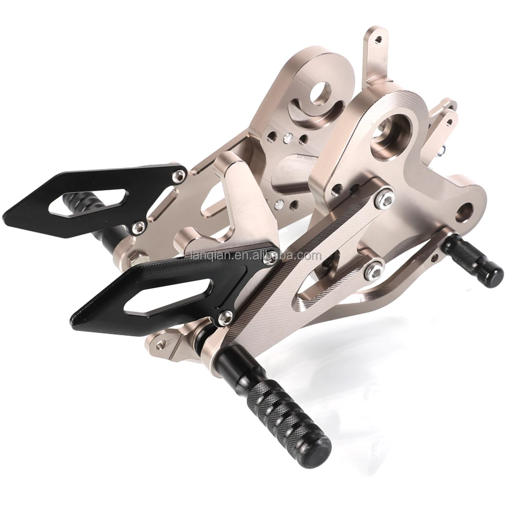 Motorcycle Accessories Aluminum Rear Foot Pegs Passenger Footrest Adjustable Foot Rest Pedal for CFMOTO 450SR 2022-2023 450 SR