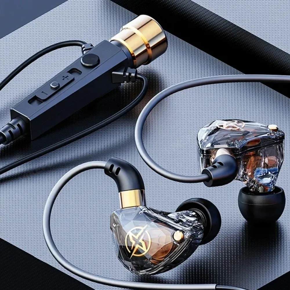 

Dynamic Wired Earphone 3.5mm with Mic in Ear Earphones Noise Cancelling HiFi Stereo Wired Headset Phone/tablet/laptop