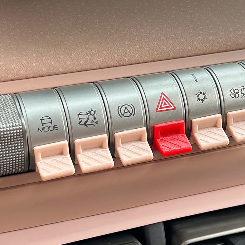 

1 Set Aircraft Style Switch Trim for BYD Atto 1 Center Console AC Button Toggle Paddles Interior Decorative Cover