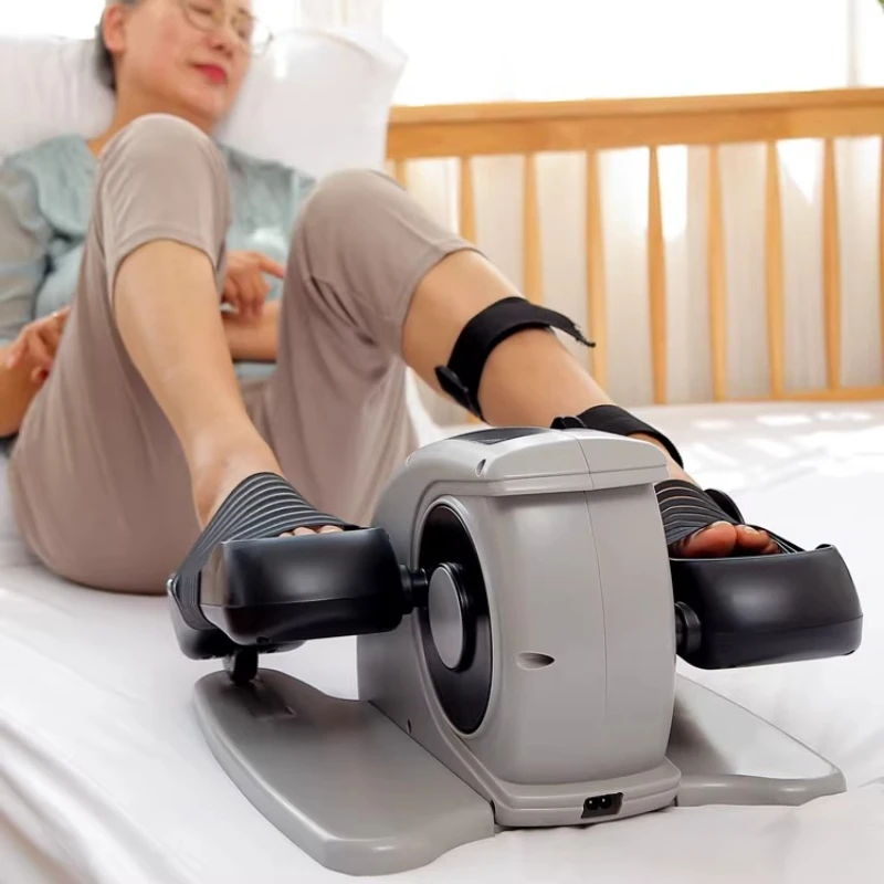 Silent Under Desk Elliptical Machine Portable Pedal Exerciser for Home Rehabilitation Training Bicycle for Elderly Leg Exerciser