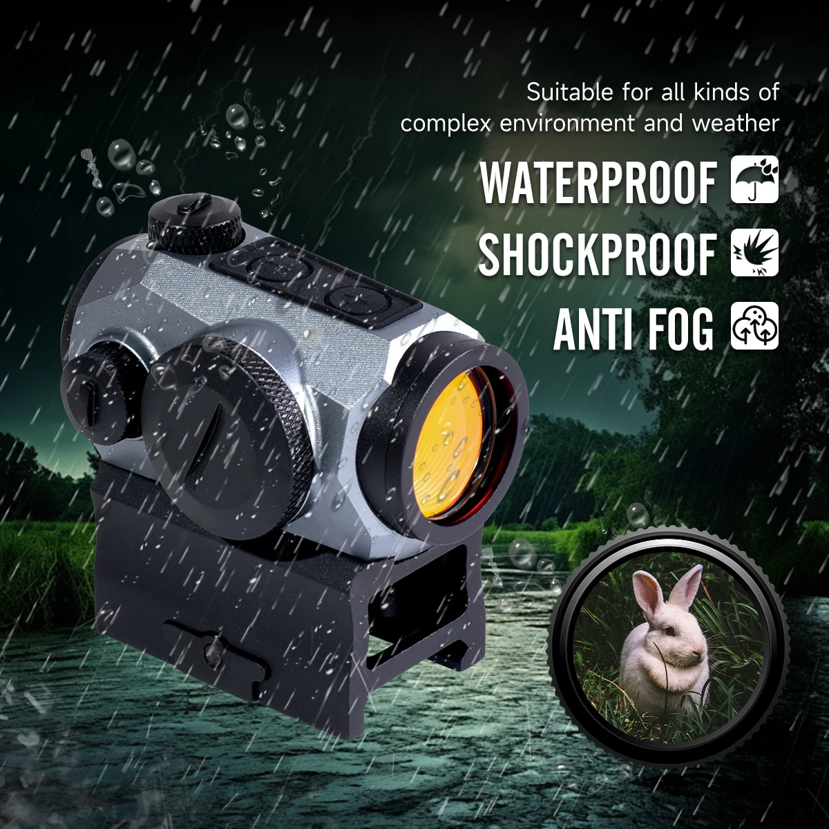 Taktische REO5 Red Dot Anblick 1x20mm Kompakte Jagd Holographische Gewehr Kollimator Optic Schießen Umfang für 20MM Schiene 1:1 Replik