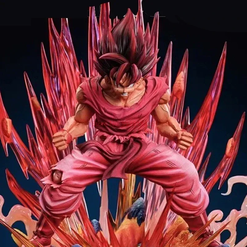 24cm Dragon Ball Z Anime Figure Kaiouken Goku Super Saiyan Son Goku Action Figurine Pvc Statue Collection Model Toys Kids Gifts