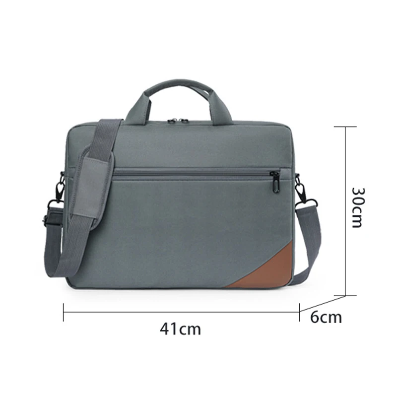 Borsa per Laptop leggera borsa a tracolla portatile da donna da lavoro borsa a tracolla da 14 pollici borse portaoggetti impermeabili slip da uomo