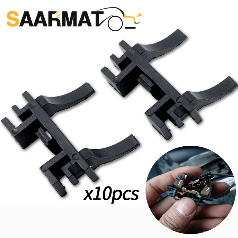 

10pcs H7 LED Headlight Bulb Adapters Holders For Land Rover Discovery For Ford Focus 2017 For Fiat 500 Lamp Base Socket Retainer