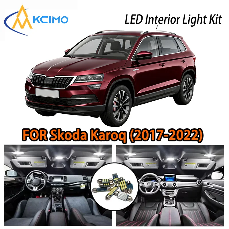 

KCIMO For Skoda Karoq (2017-2022) Premium LED Interior Kit - 2 Colors , Quick Installation, Long-Lasting