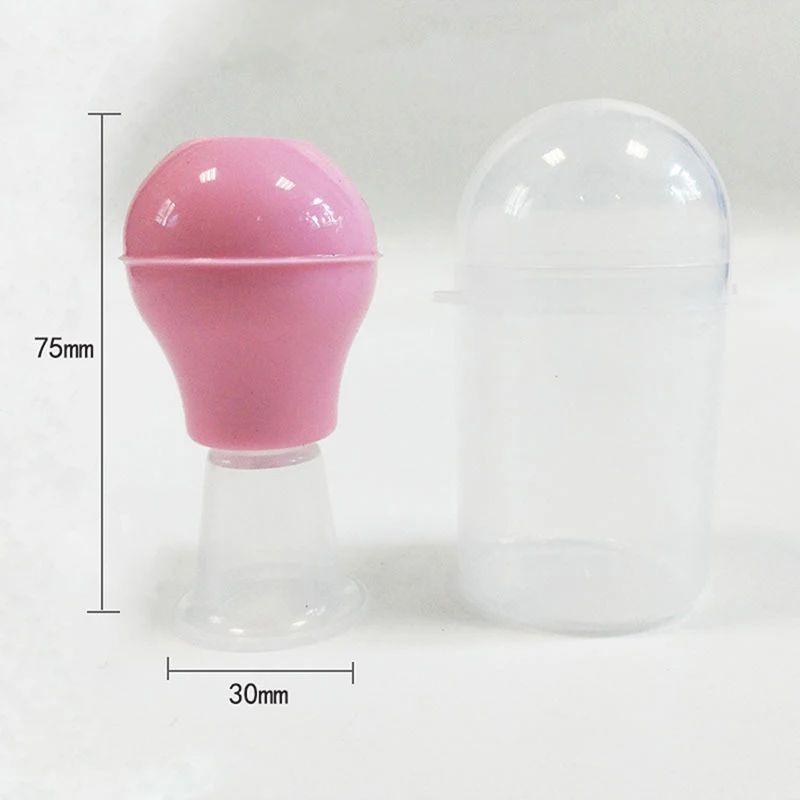 1pair Silicone Nipple Aspirator Puller Retraction Pump Sucker Teat Massager Corrector Portable Women Nipple Orthotics Mum Care