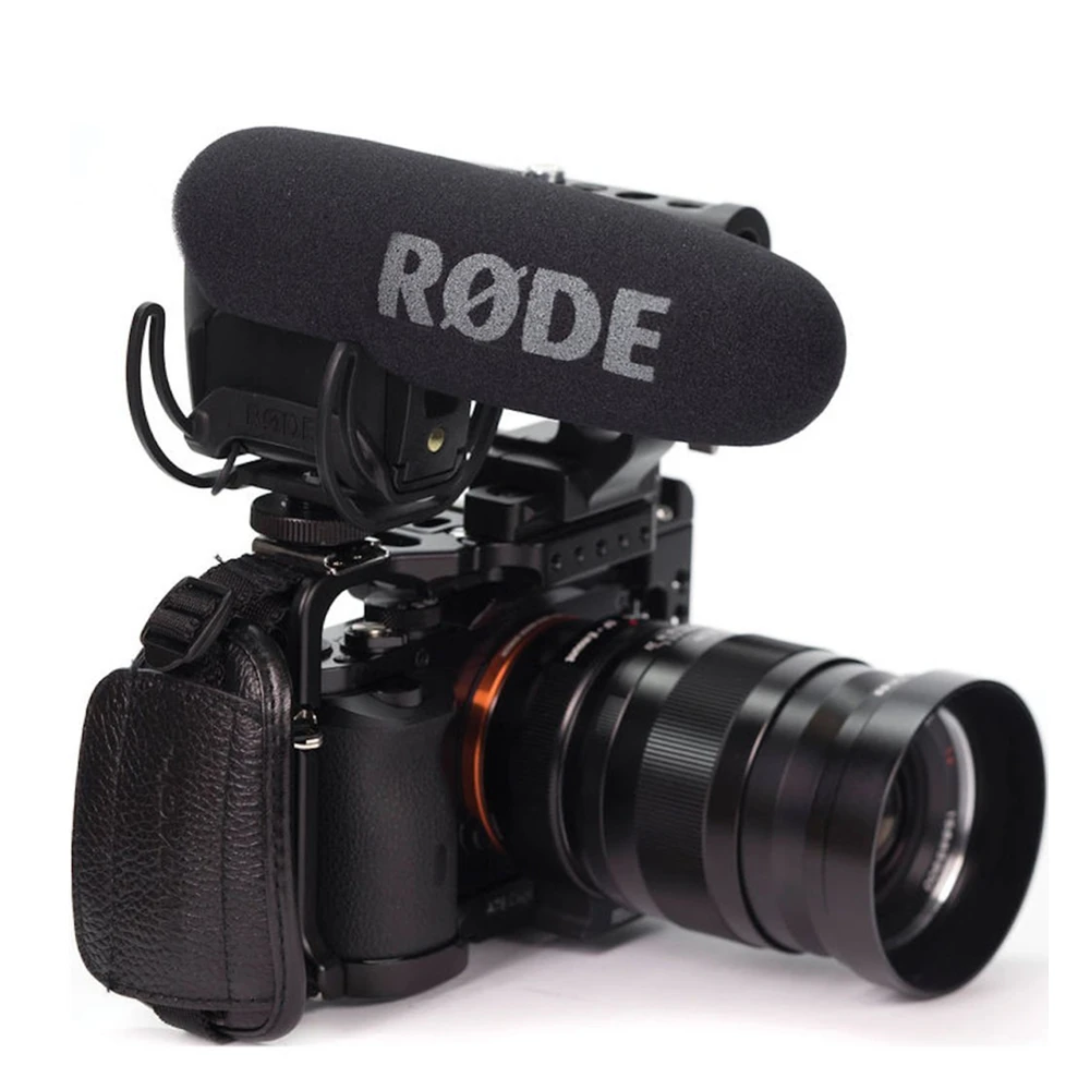 agent Rode VMPR VideoMic Pro R with Rycote Lyre Shockmount Microphone for Canon Nikon Lumix Sony DJI Osmo DSLR Camera