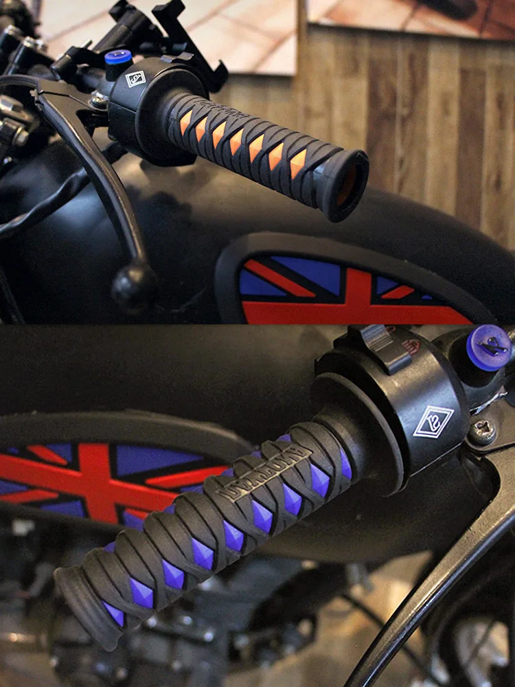AliExpress NONE Motorcycle Handle Grip Handlebar Grip DAYTONA Dirt Pit Bike Motocross 7/8" Rubber Gel Hand Grips Brake Hands  universal