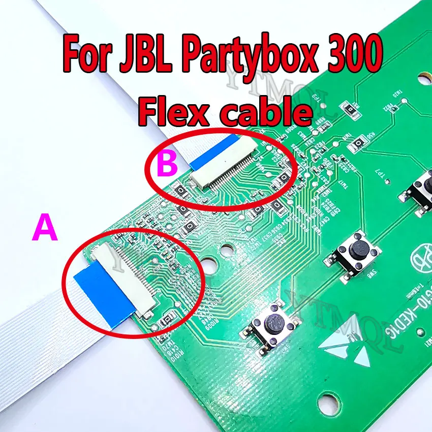 1pcs For JBL Partybox 300 Partybox300 Switch Board Socket Power Supply Board Flex Cables FFC FPC Button Board Flex Cables