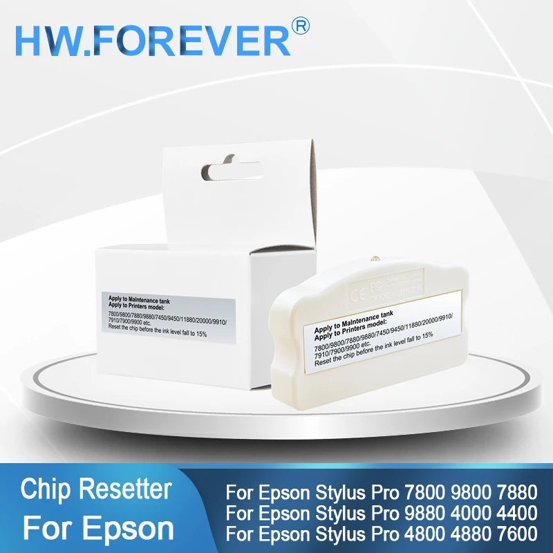7800 Cartridge Maintenance Chip Resetter For Epson 4400 4450 7400 7450 9400 9450 4800 4880 7880 7800 9800 9880 4000 9600 7600