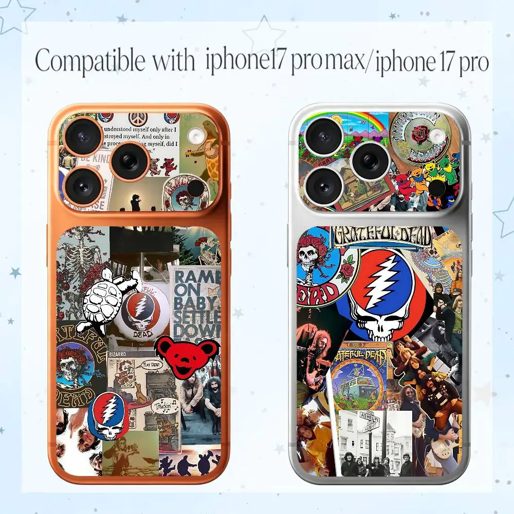 Cooler G-Grateful D-Dead für iPhone 17 Pro Pro Max Handy-Rückseiten-HD-Modefilm-Aufkleber-Skin-Wrap-Sticker