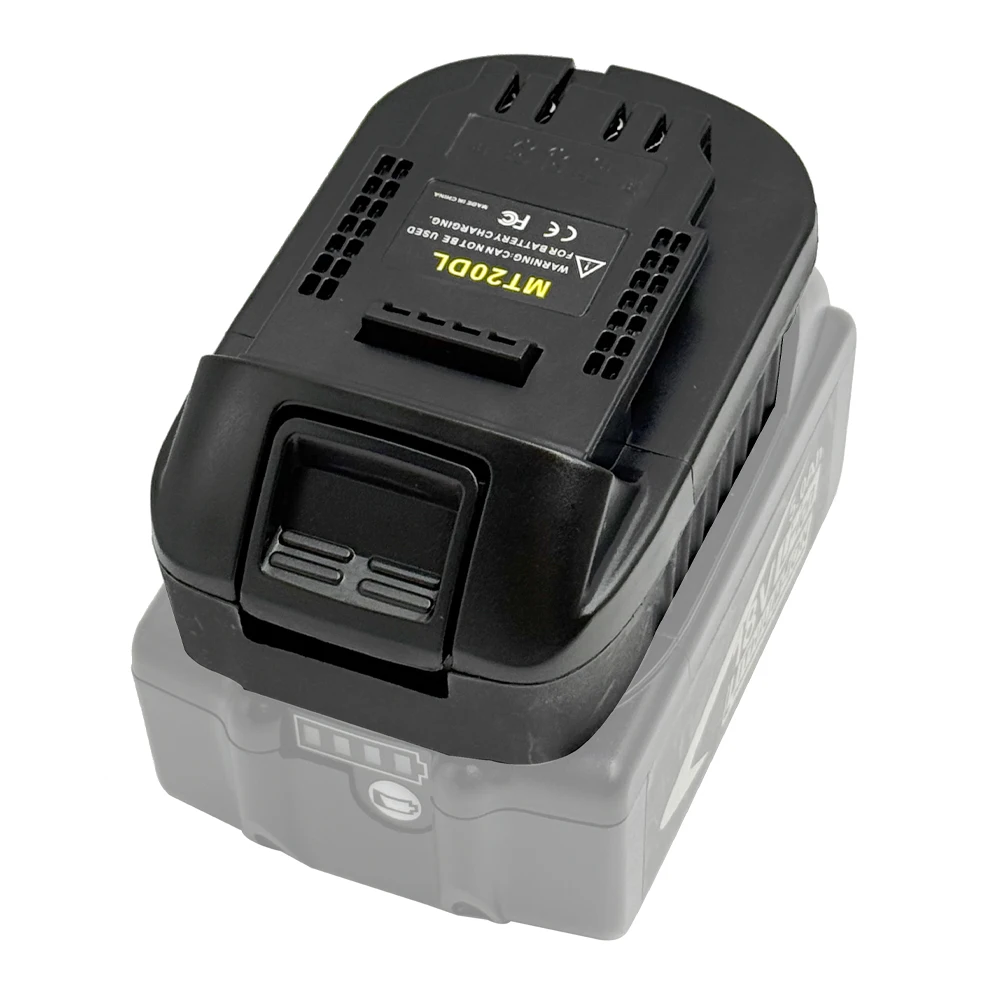 

Battery Adapter MT20DL fit for Makita18V Li-ion Battery BL1850/ BL1840 BL1830 Convert to For Dewalt 18V 20V Power Tools